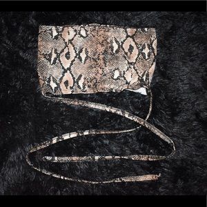 Snakeskin Tube Top with wrap around strings!